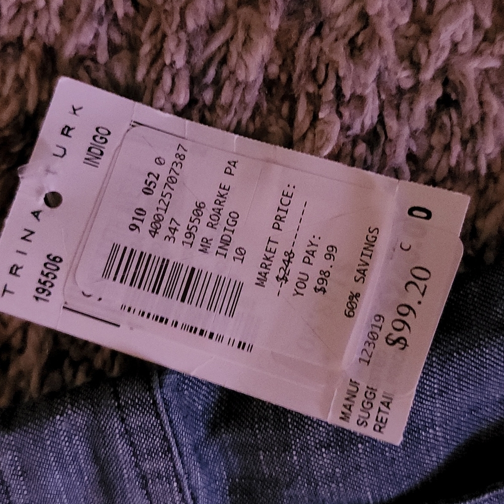 Trina Turn Chambray Ruffled Jeans - Picture 4 of 5